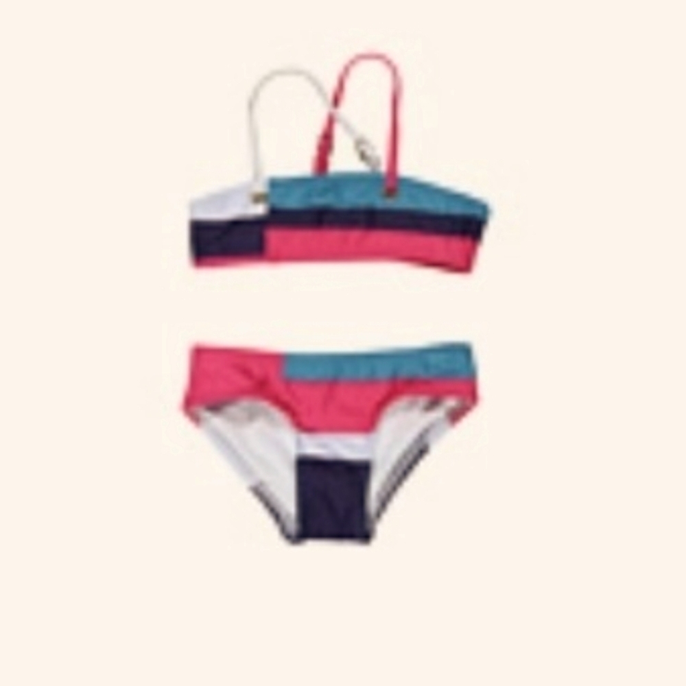 Little Marc Jacobs Girls Size 2 Swimwear Two Piece Bikini Top & Bottom Set